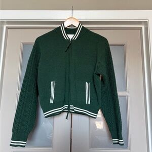 525 America Forest Green Knit Cardigan